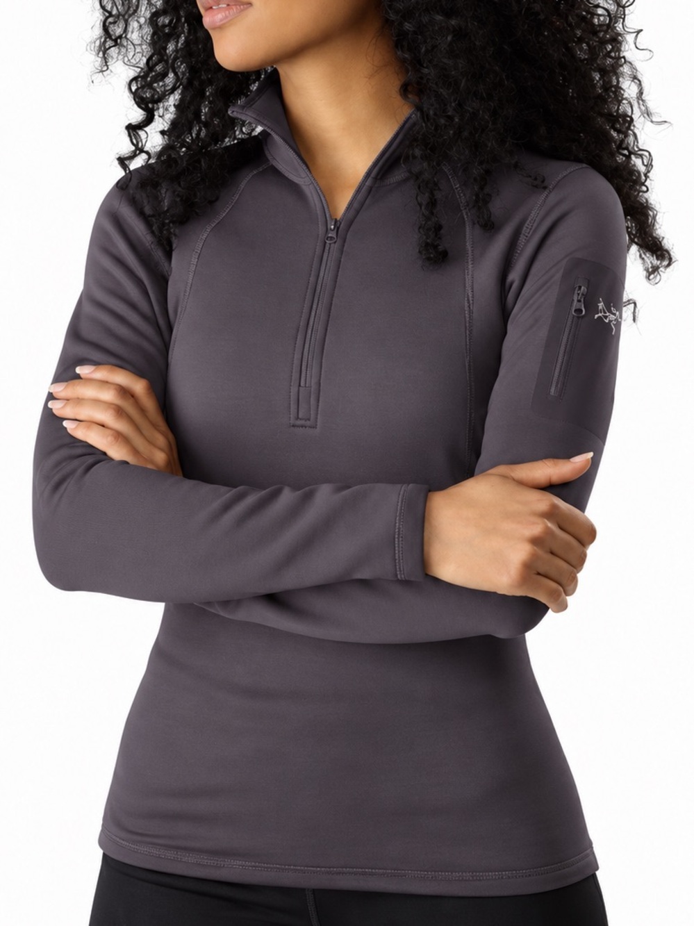 Arc’teryx Rho AR Women’s Polartec Fleece Zip Neck Pullover Whiskey Jack Size S